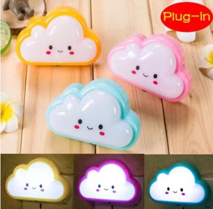 Smiley Cloud Plug In Led Night Light, Kids Night Light, Cute Kids Night Light Lamp Smiley Cloud Plug In Led Night Light, Kids Night Light, Cute Kids Night Light Lamp